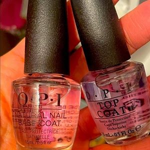 New OPI base and top coat